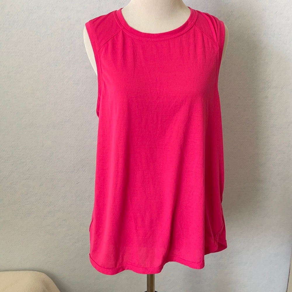 Athletic Wear Girls Pink Athletic Tank Top